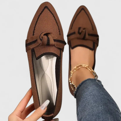 Women's Orthopedic Pointed Toe Flats Buckle