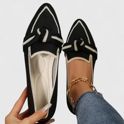 Women's Orthopedic Pointed Toe Flats Buckle
