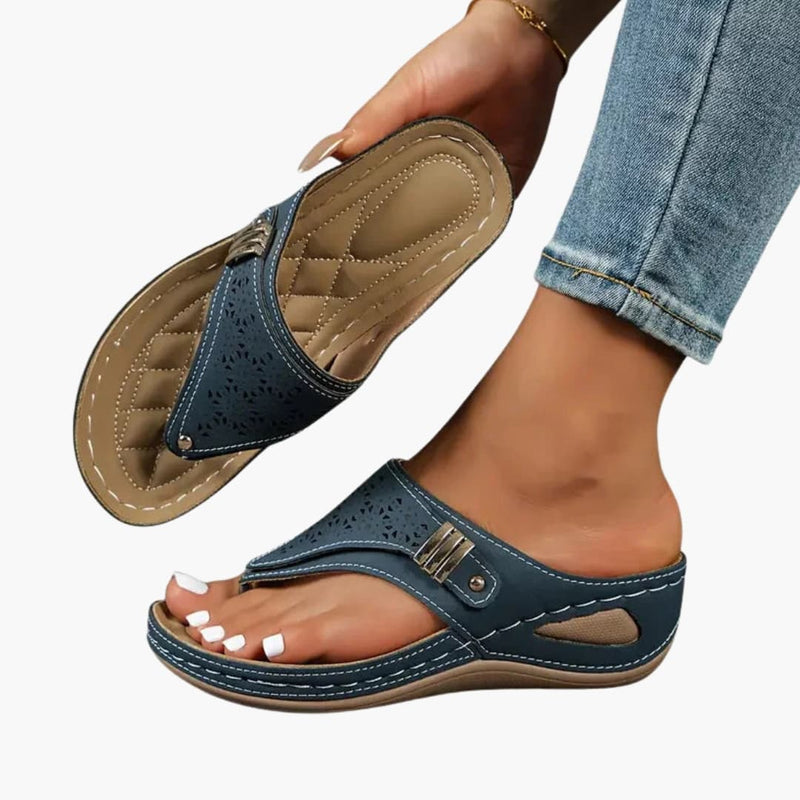 Sandra | Women's Orthopedic Wedge Sandals Cushioned Footbed