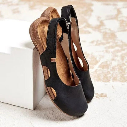 Women's Orthopedic Slingback Sandals – Cushioned Cork Footbed