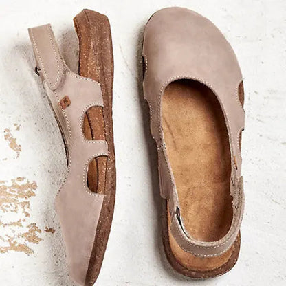 Women's Orthopedic Slingback Sandals – Cushioned Cork Footbed