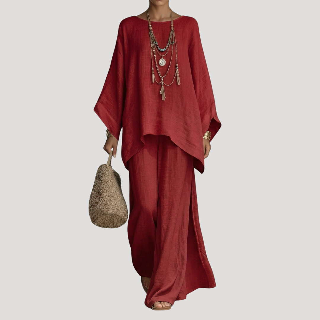 Women’s Relaxed Co Ord Wide Leg Set 8