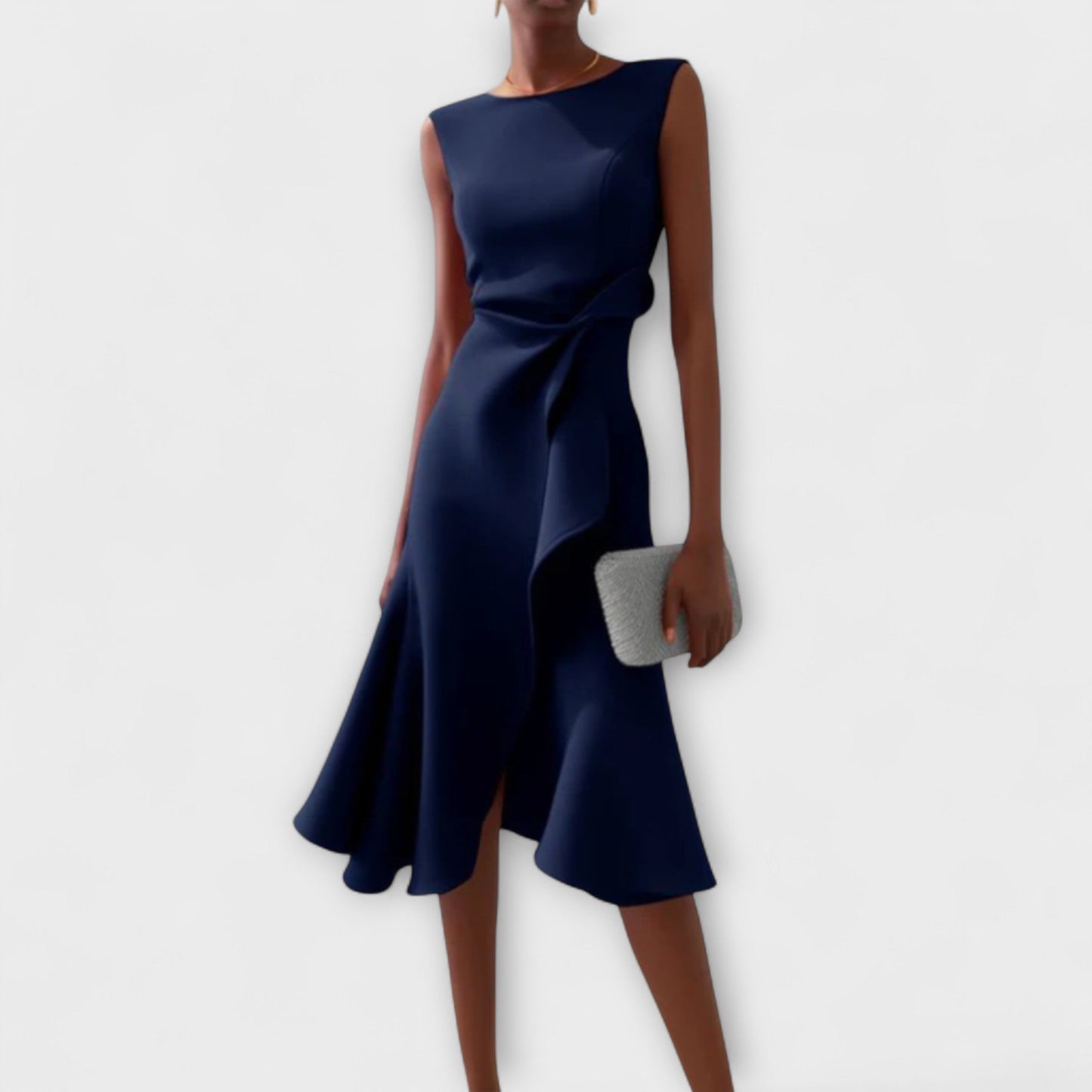 Women's Sleeveless Wrap Midi Dress 1
