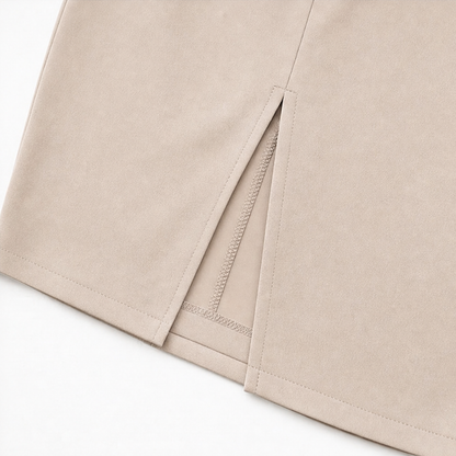 Women's Two-Piece Skirt Set – Cropped Jacket, Pencil Skirt