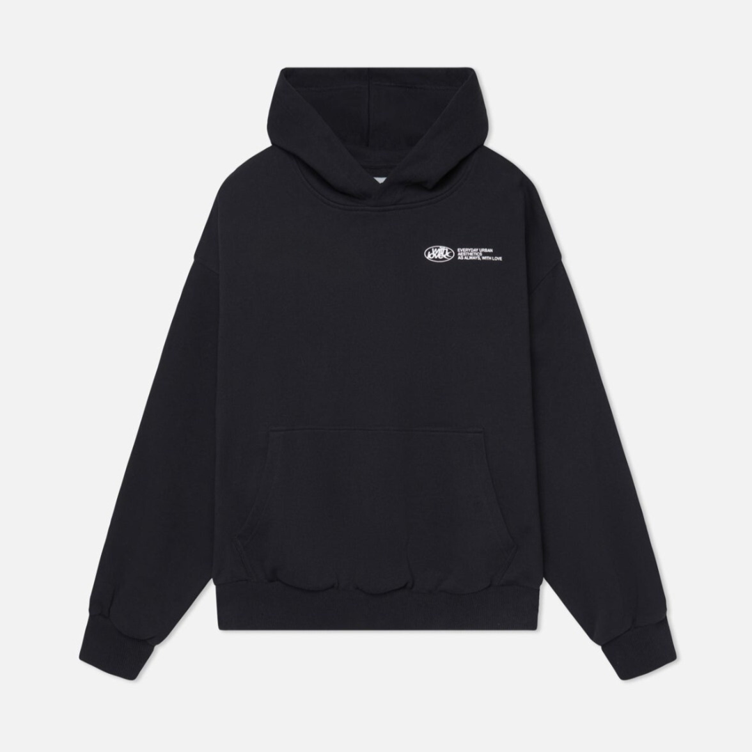 Women's Oversized Hoodie – Graphic Back Print, Fleece