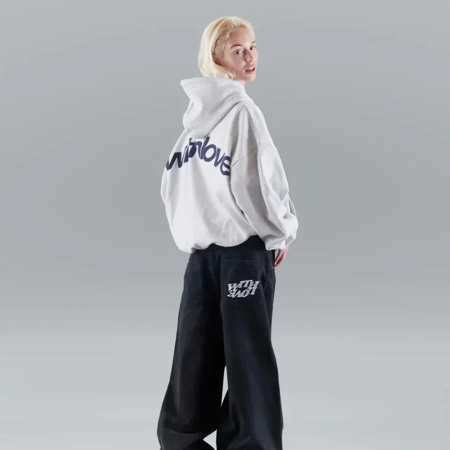 Women's Pullover Hoodie – Drop Shoulder Graphic