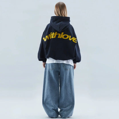 Women's Pullover Hoodie – Drop Shoulder Graphic