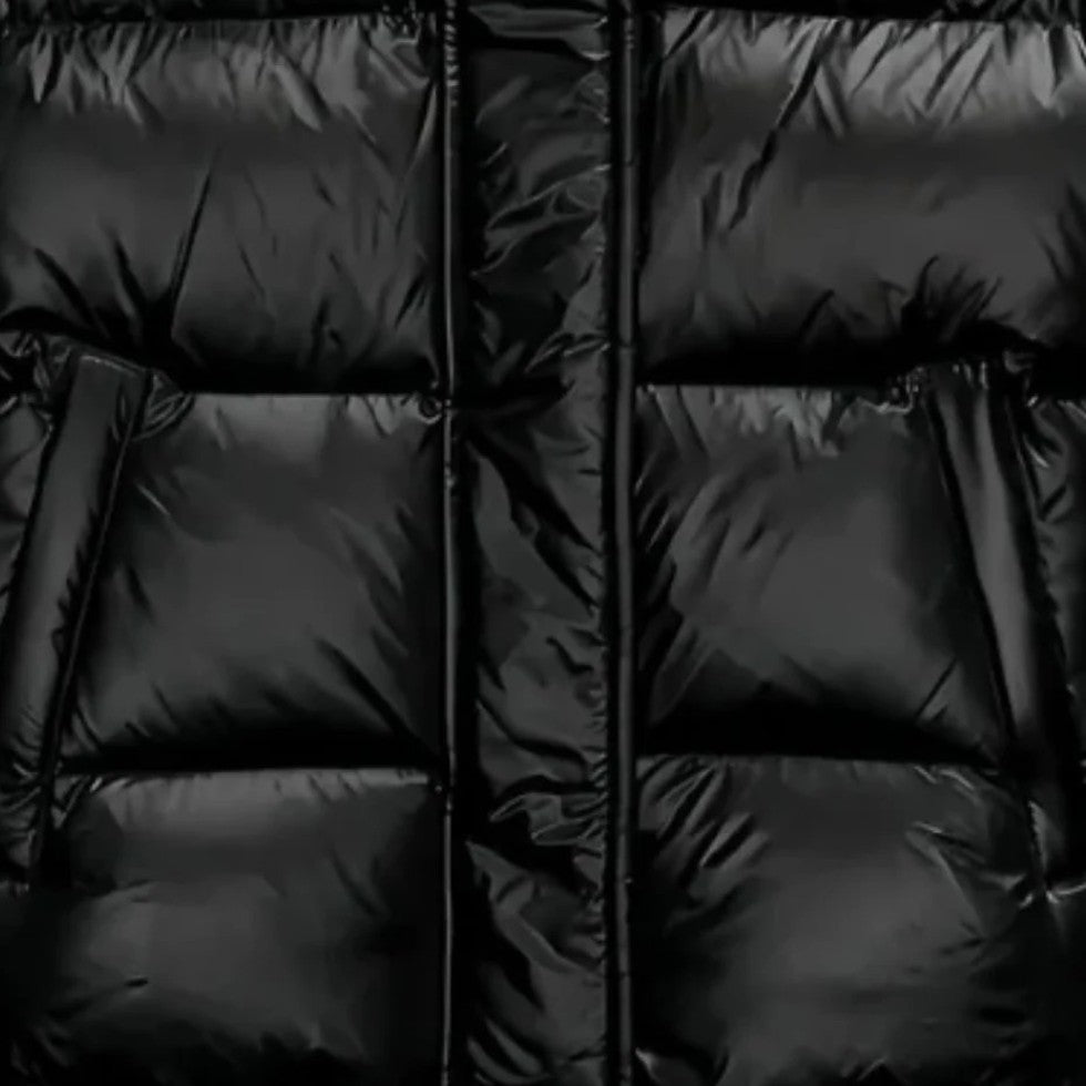 Women's Hooded Glossy Puffer Jacket