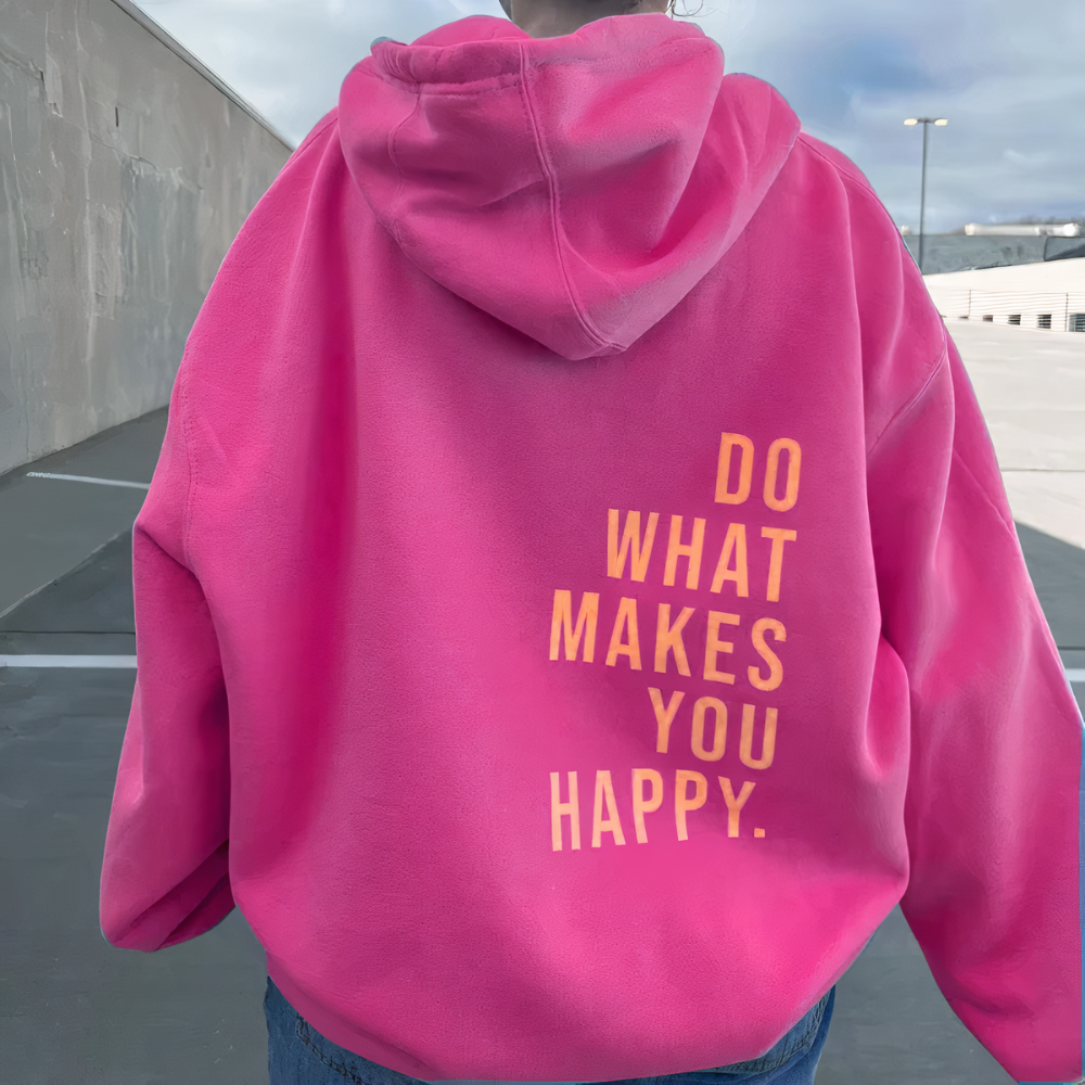 Women's Hoodie – Back Graphic, Relaxed Fit