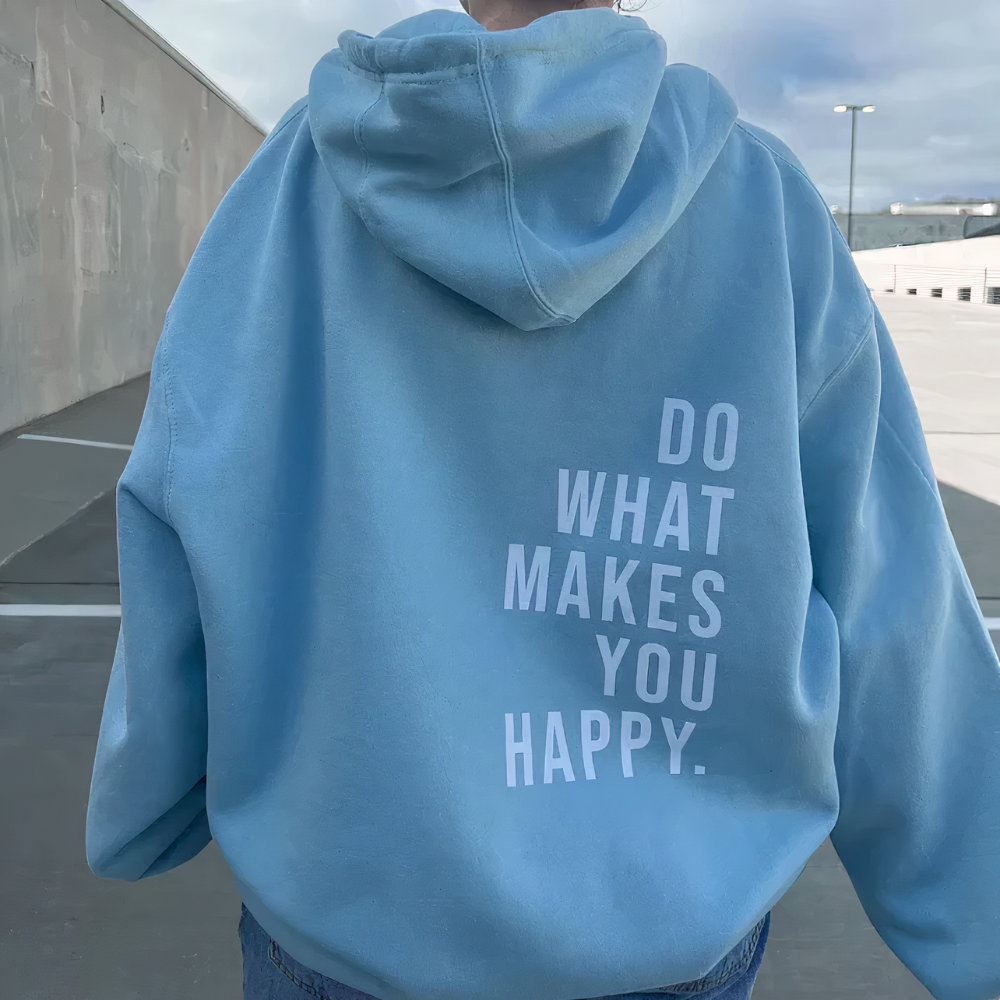 Women's Hoodie – Back Graphic, Relaxed Fit