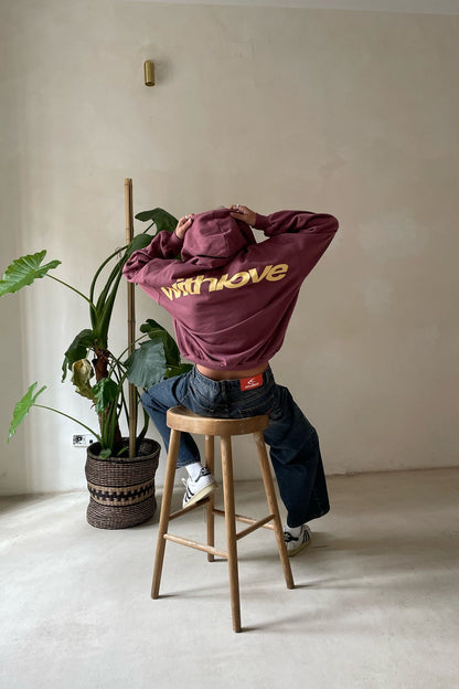 Women's Oversized Hoodie – Back Graphic and Warm