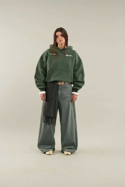 Women's Oversized Hoodie – Back Graphic and Warm