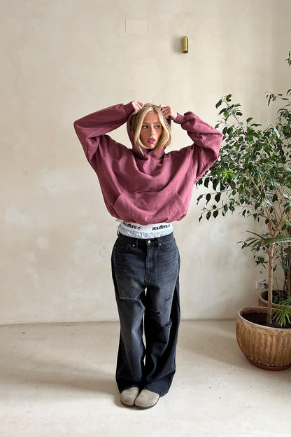 Women's Oversized Hoodie – Back Graphic and Warm
