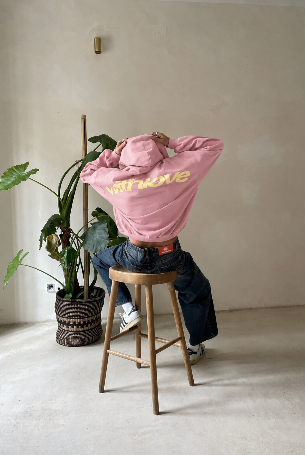 Women's Hoodie – Graphic Back Print, Oversized Fit